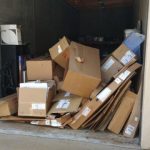 Trash Pickup & Removal Services from a garage